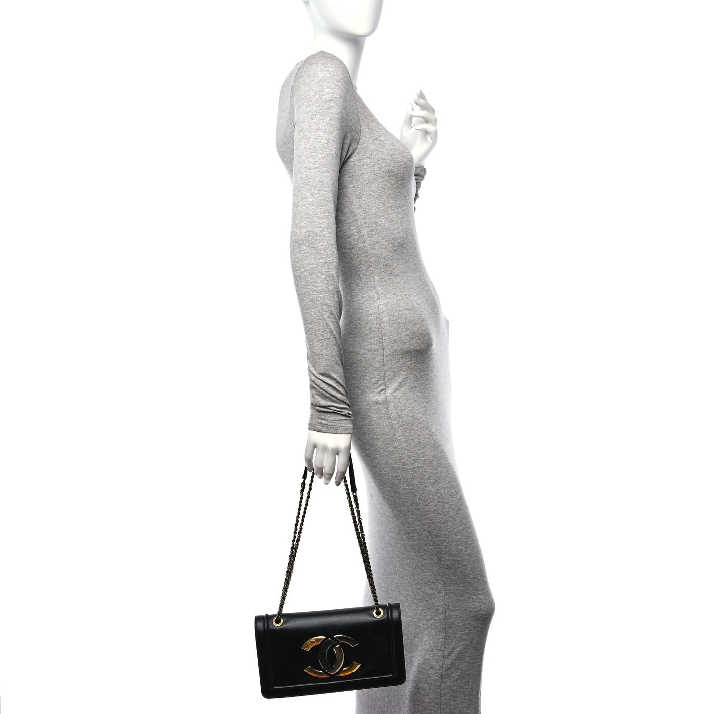 Lambskin CC Antico Flap Black