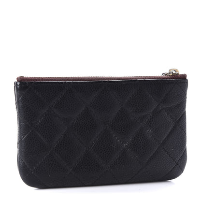 Chanel Caviar Quilted Small Cosmetic Case Black 2 of 9