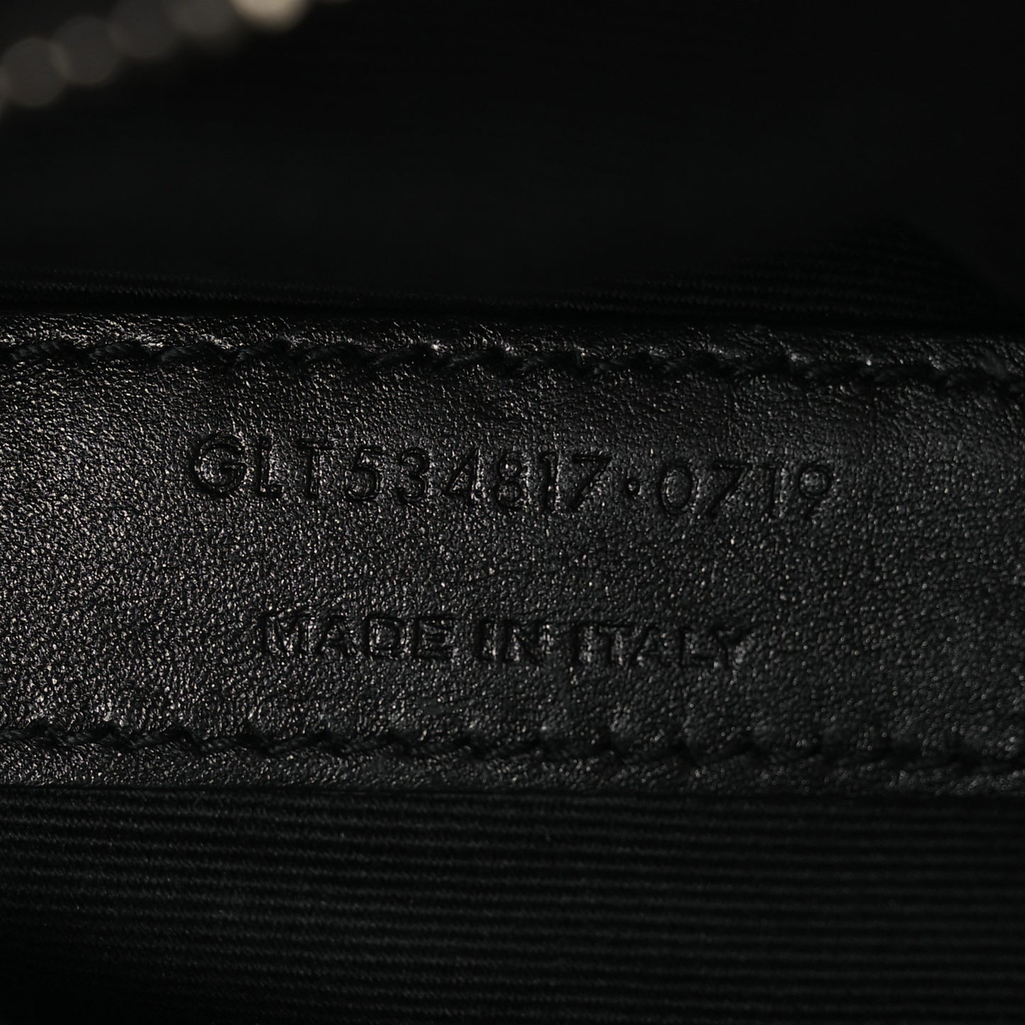 Calfskin Matelasse Monogram Lou Belt Bag Black