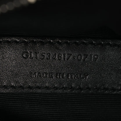 Saint Laurent Calfskin Matelasse Monogram Lou Belt Bag Black 8 of 16