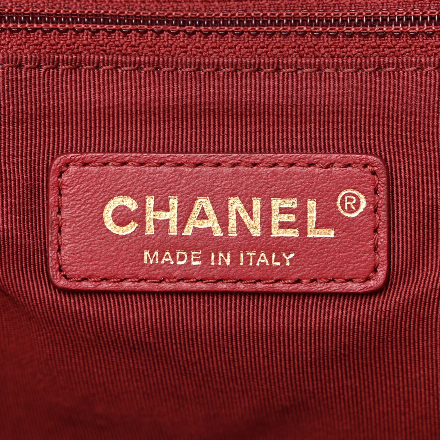 Chanel Shiny Aged Calfskin Shopping Bag Red 6 of 12