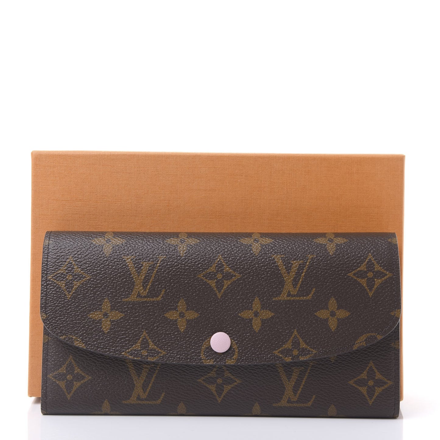 Monogram Emilie Wallet Rose Ballerine