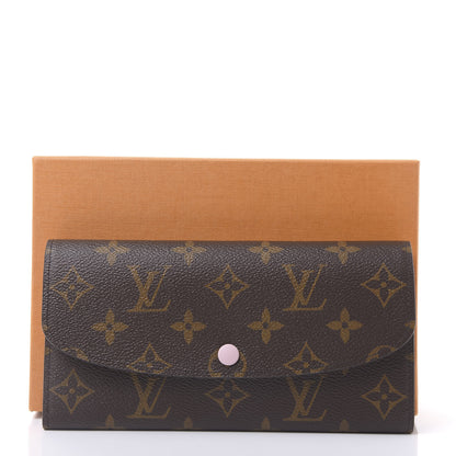 Louis Vuitton Monogram Emilie Wallet Rose Ballerine 11 of 11