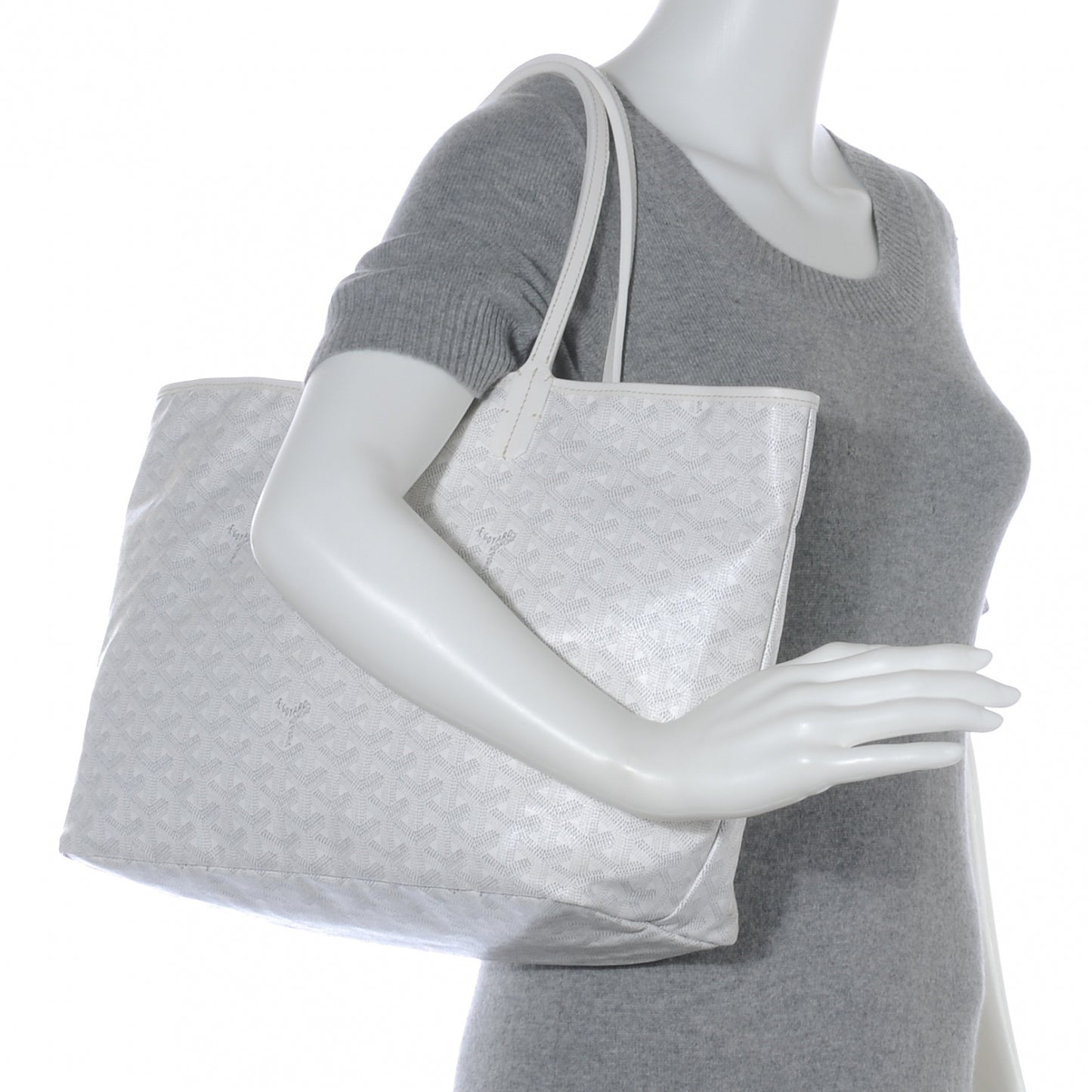Goyardine Saint Louis PM White
