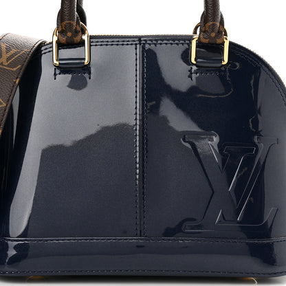Louis Vuitton Patent Monogram Alma BB Marine 8 of 13