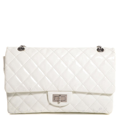 Chanel Distressed Patent 2.55 Reissue Flap 227 White 1 of 11