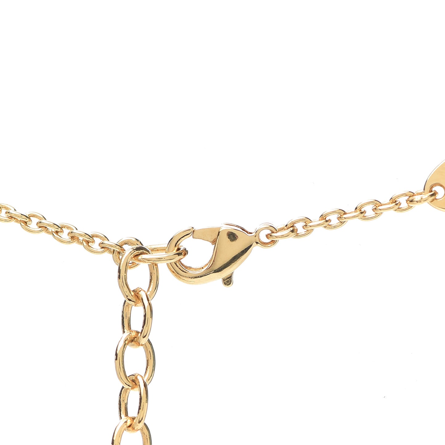 Essential V Perle Necklace Gold