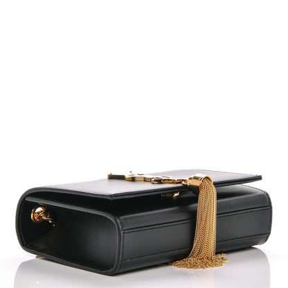 Saint Laurent Calfskin Small Classic Monogram Kate Tassel Satchel Black 4 of 6