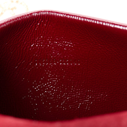 Gucci Crinkled Patent Mini Dionysus Shoulder Bag Rosso Ancora Red 7 of 10