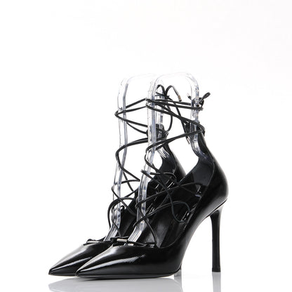 Louis Vuitton Patent Calfskin Cover Girl Pumps 39 Black 3 of 8