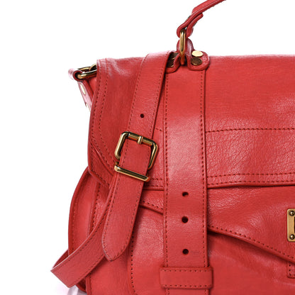 Proenza Schouler Lambskin Medium PS1 Satchel Red 7 of 12