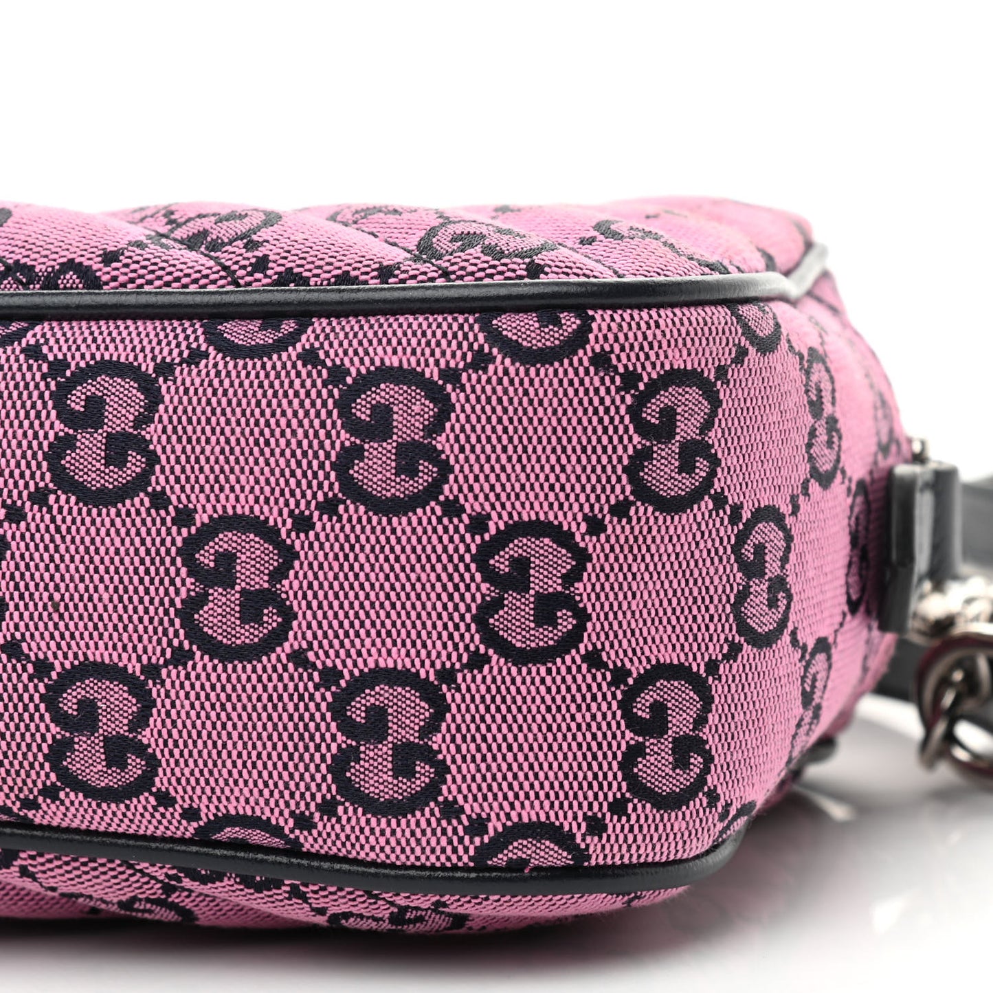 Monogram Multicolor Matelasse Diagonal Small GG Marmont Chain Shoulder Bag Pink Blue