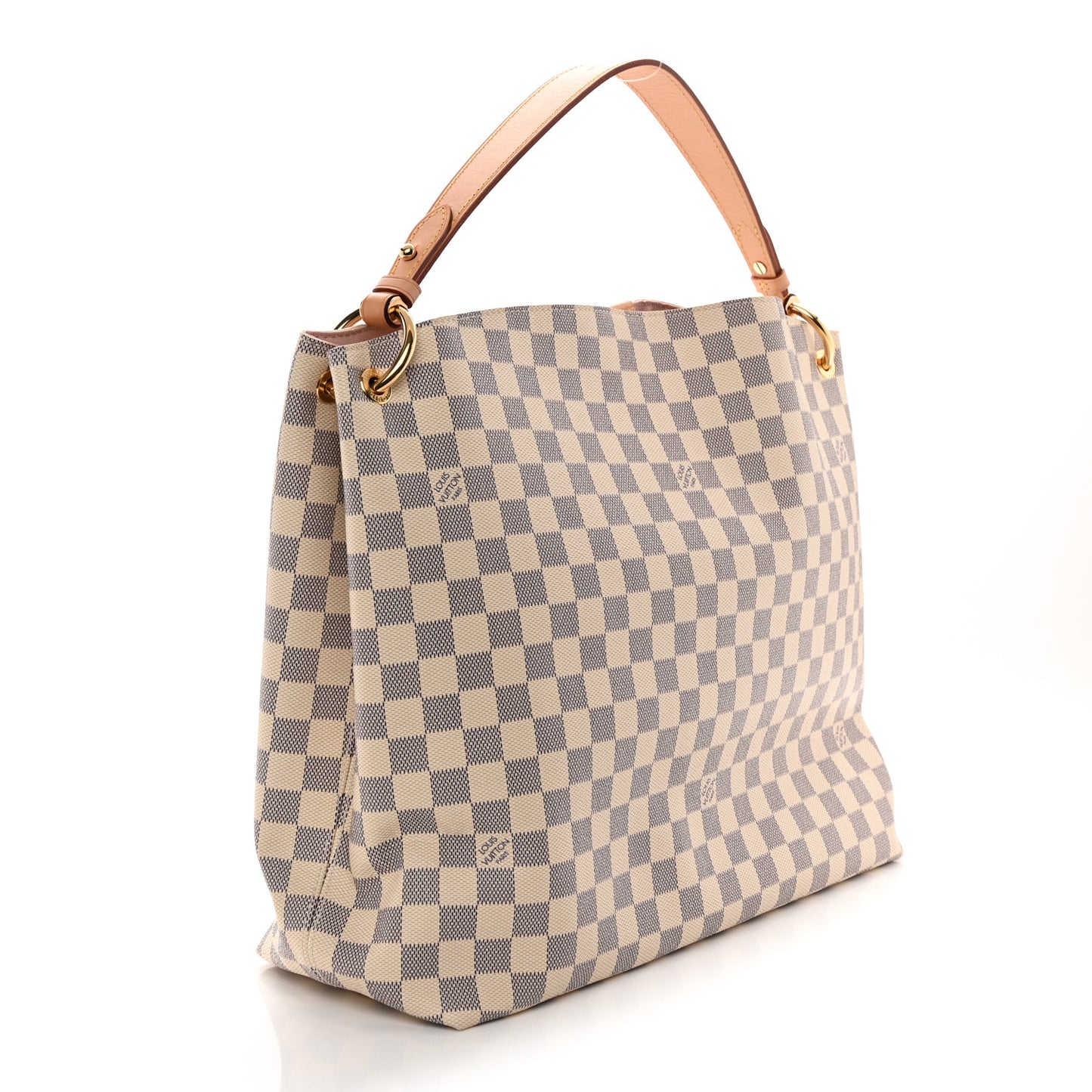 Damier Azur Graceful MM Rose Ballerine