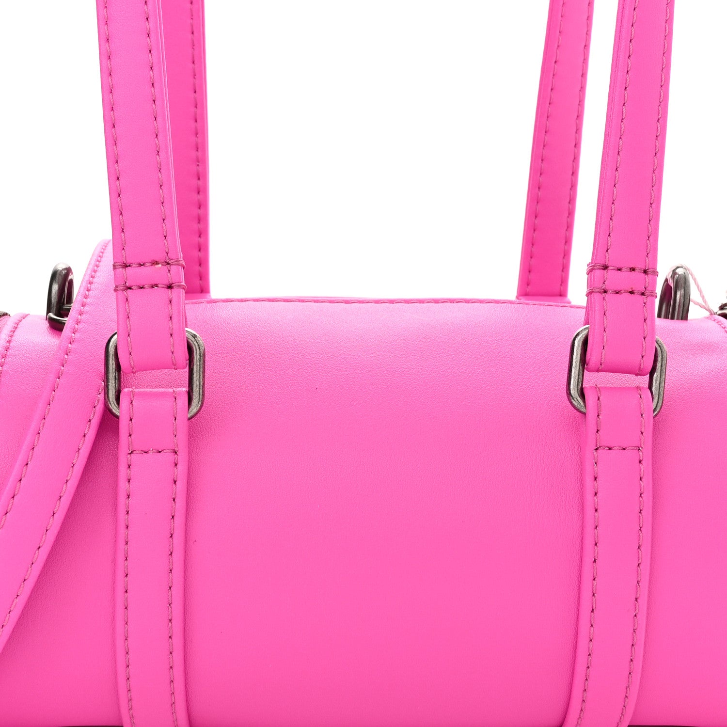 Telfar Vegan Leather Small Duffle Azalea 8 of 11