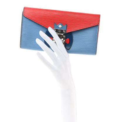 Louis Vuitton Epi Tribal Mask Sarah Wallet 2 of 10