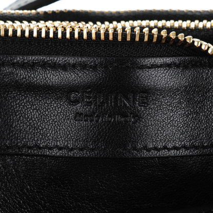 Celine Python Small Trio Crossbody Bag Black 6 of 7
