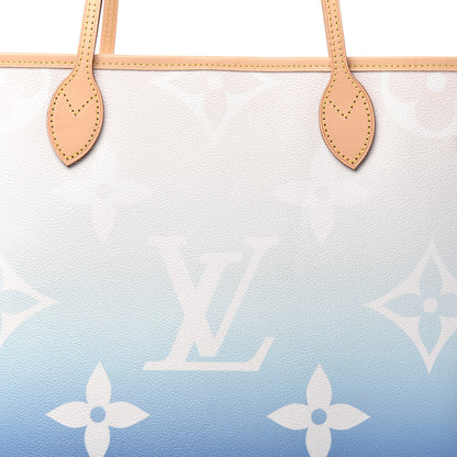Louis Vuitton Monogram Giant By The Pool Neverfull MM Blue 10 of 10
