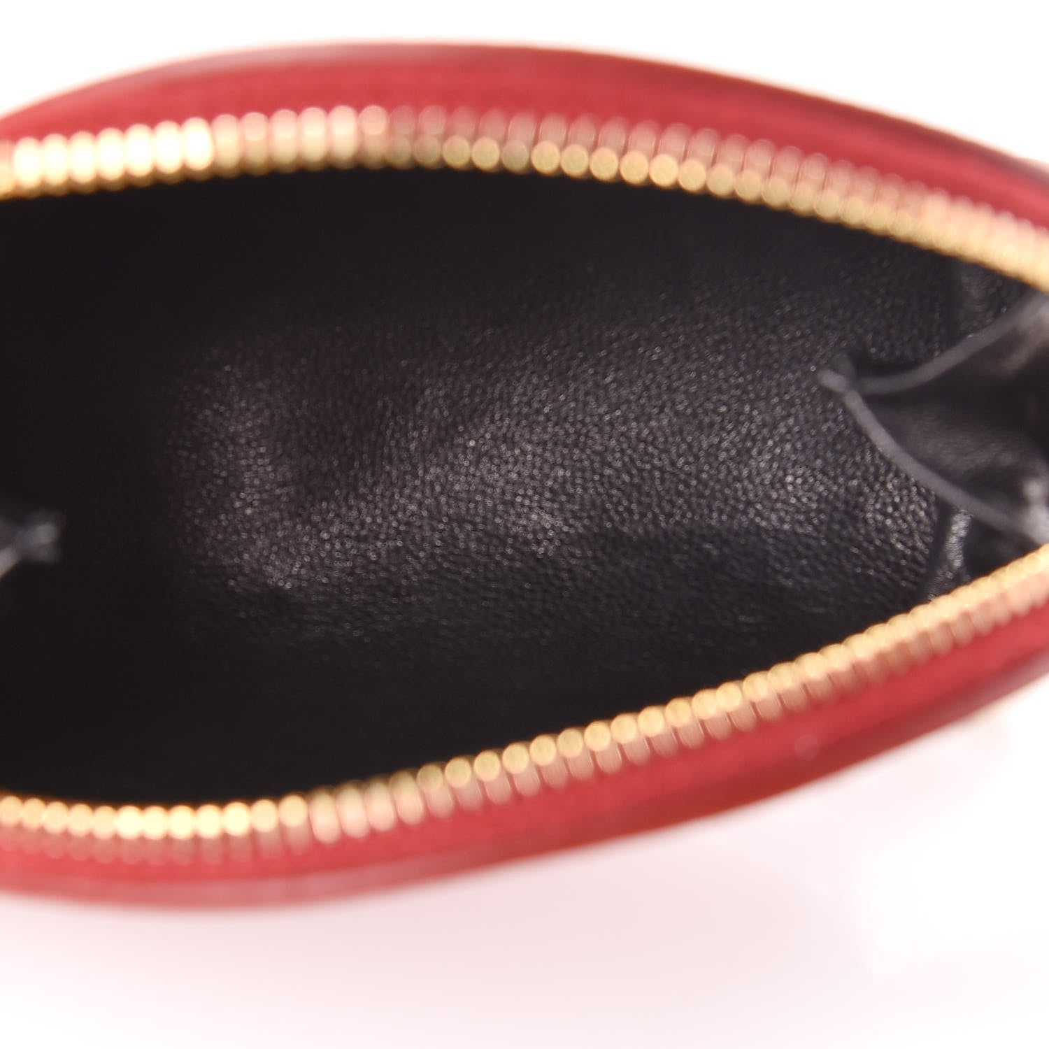 Prada Saffiano Metal Coin Purse Fuoco 7 of 11