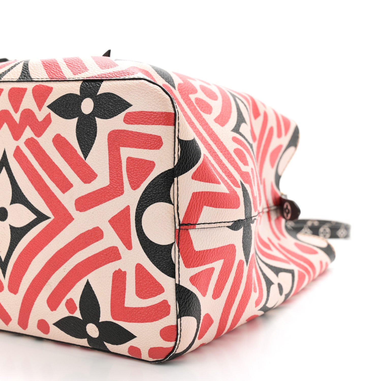 Louis Vuitton Monogram Giant Crafty NeoNoe MM Creme Rouge Black 9 of 12
