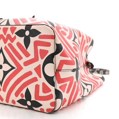 Louis Vuitton Monogram Giant Crafty NeoNoe MM Creme Rouge Black 9 of 12