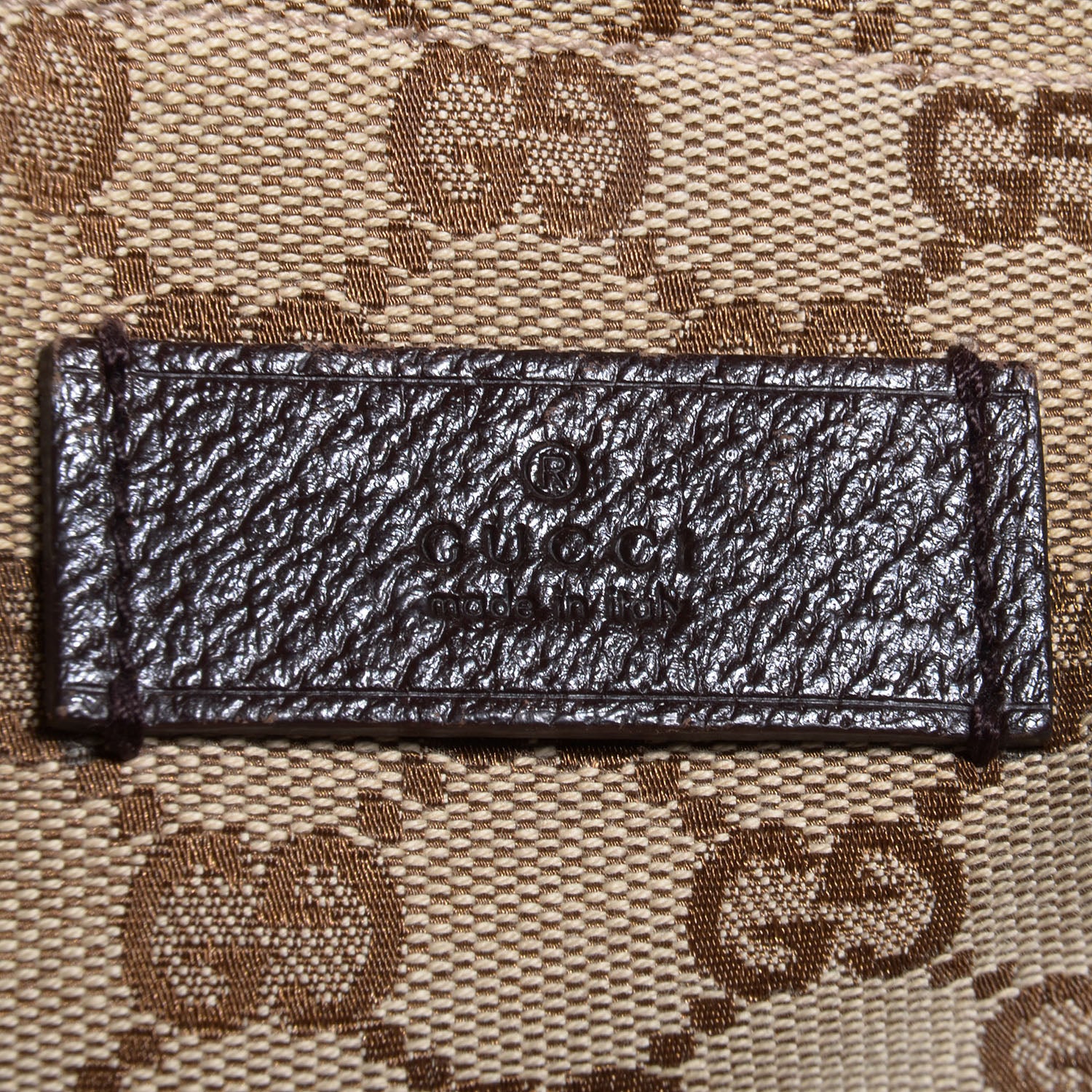 Gucci Monogram Web Large Diaper Tote Brown 9 of 9