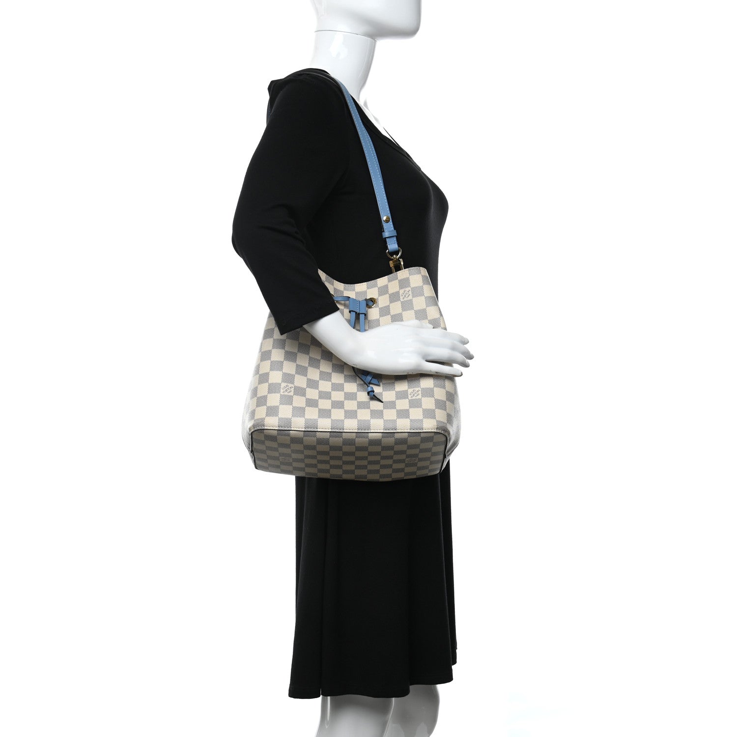 Louis Vuitton Damier Azur Neonoe MM Bleuet 2 of 9