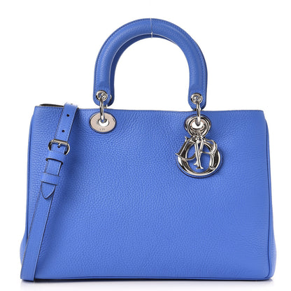 Christian Dior Bullcalf Medium Diorissimo Tote Blue 1 of 9