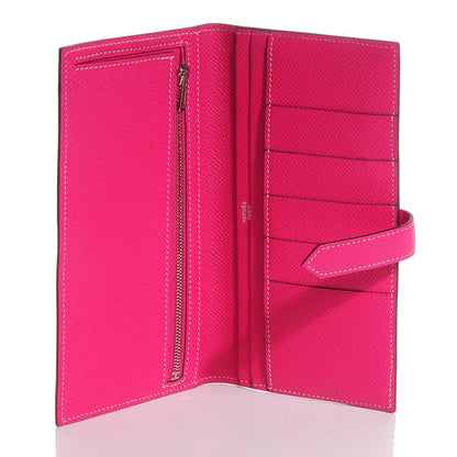 Hermes Epsom Bearn Wallet Rose Tyrien 6 of 10