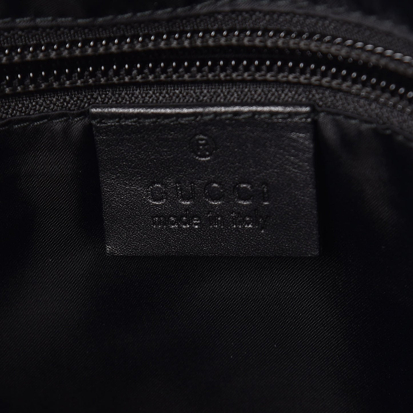 Nylon Diamante Backpack Black