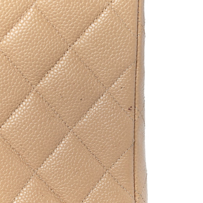 Chanel Caviar Quilted Jumbo Single Flap Beige 11 of 28