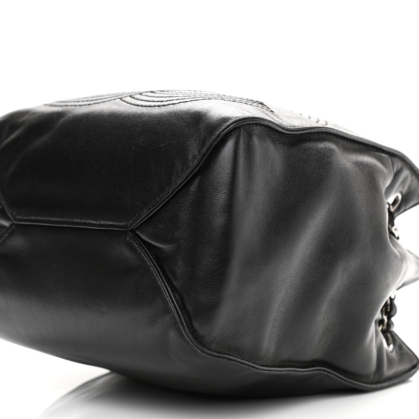 Lambskin CC Shoulder Bag Black