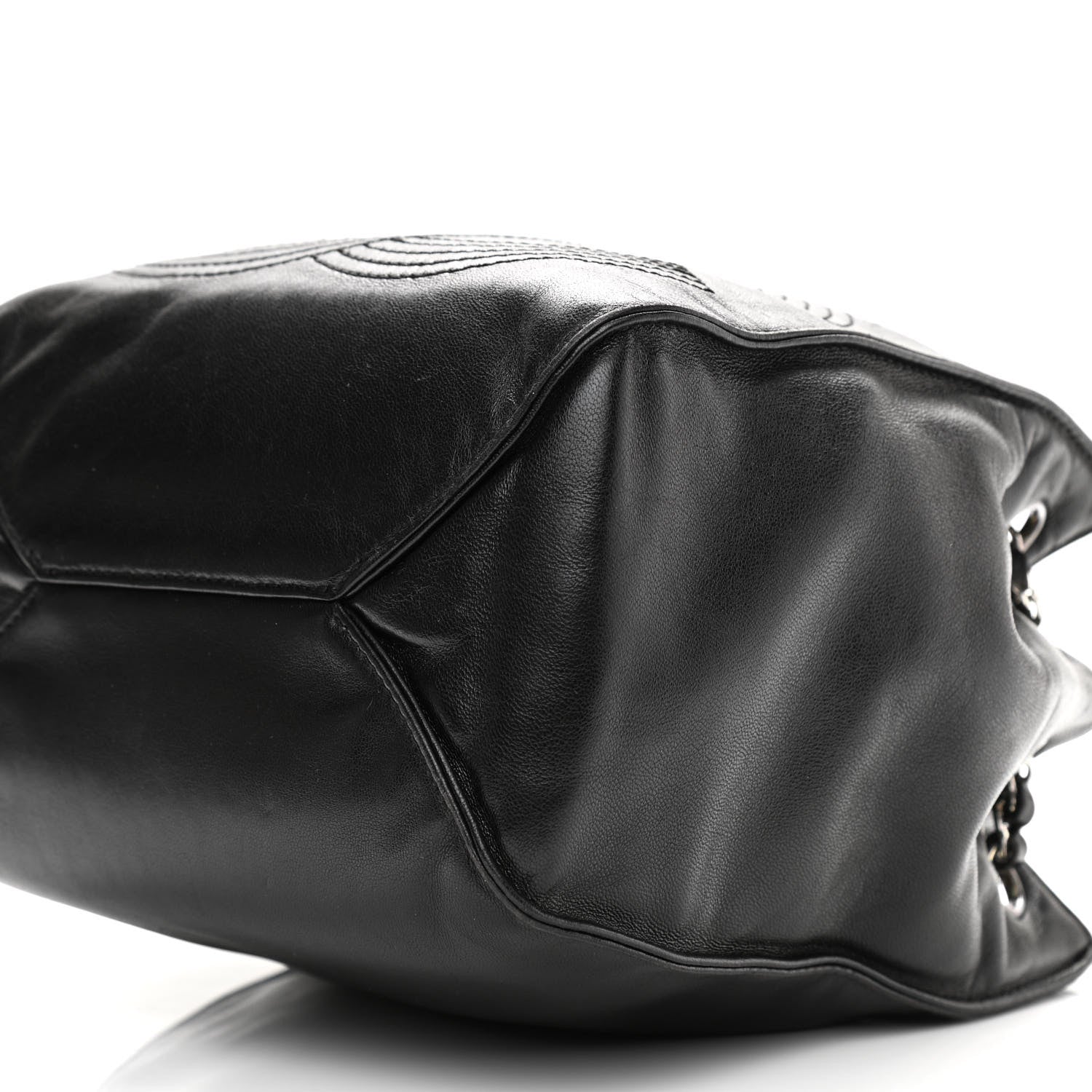 Chanel Lambskin CC Shoulder Bag Black 10 of 10