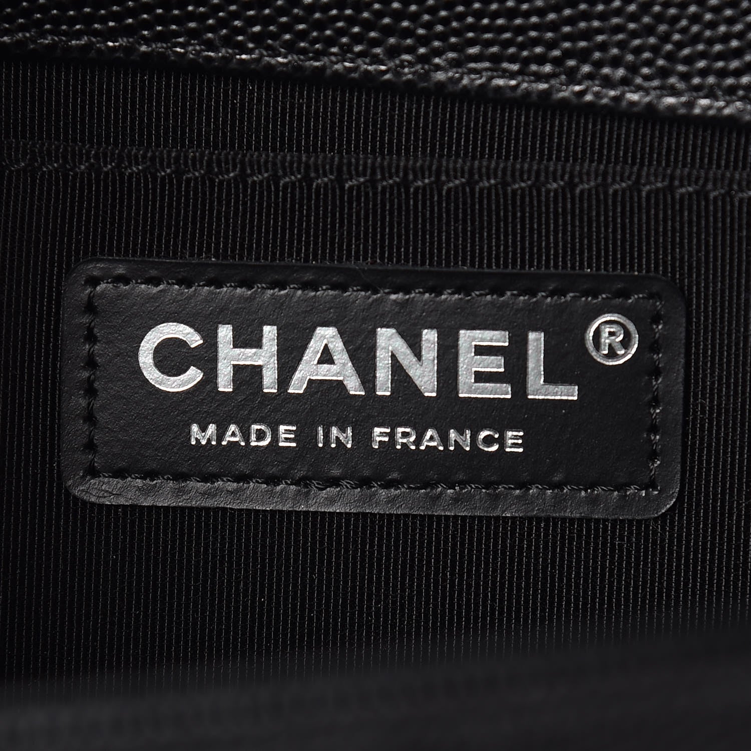 Chanel Caviar Quilted Medium Boy Flap Black 8 of 10
