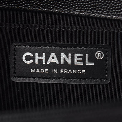 Chanel Caviar Quilted Medium Boy Flap Black 8 of 10