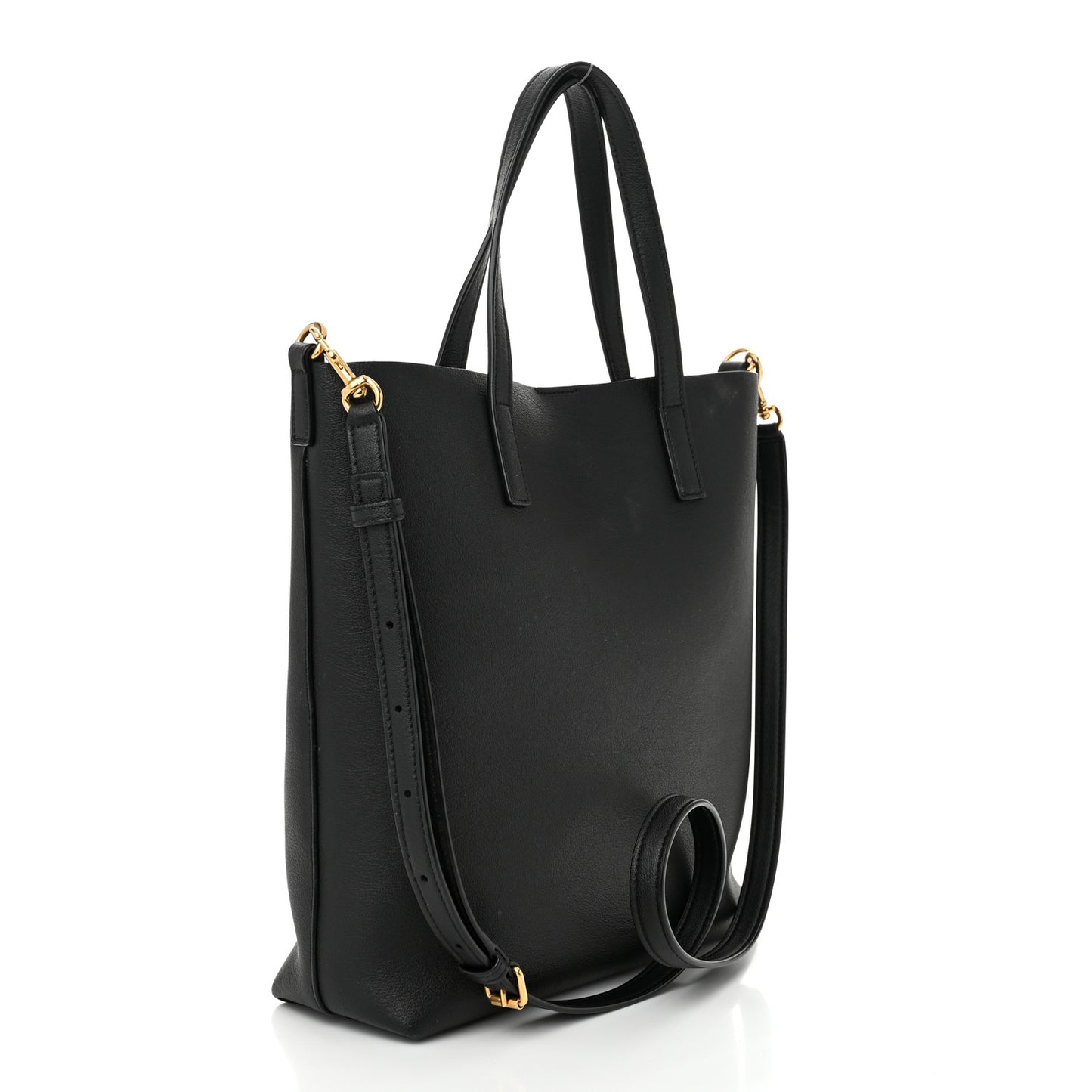 Calfskin Toy Shopping Tote Black