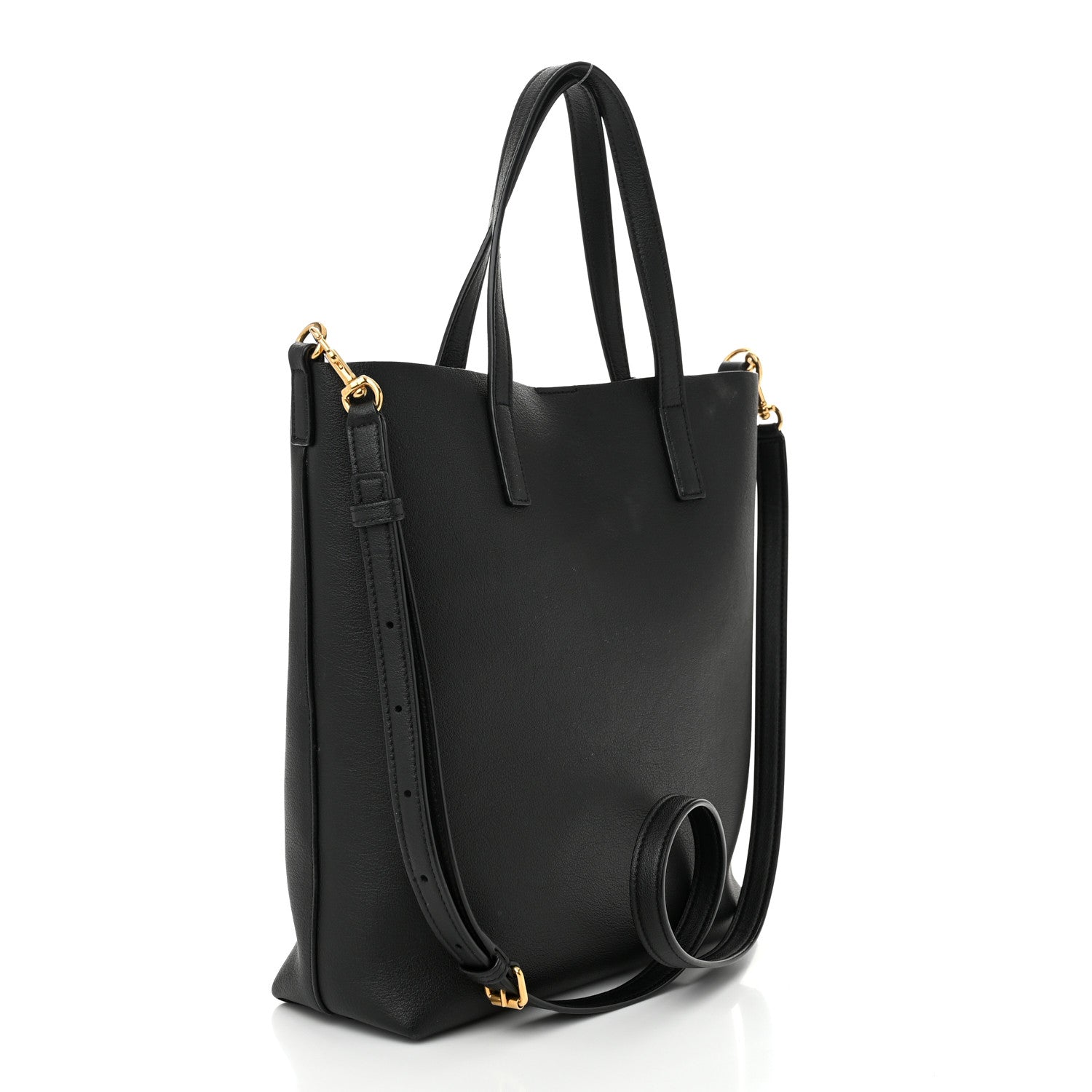 Saint Laurent Calfskin Toy Shopping Tote Black 3 of 10