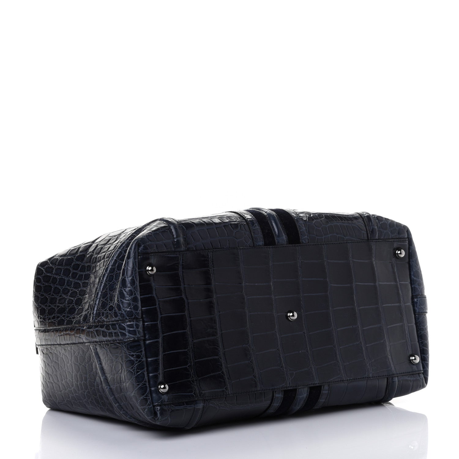 Gucci Crocodile Large Treasure Boston 3 of 4