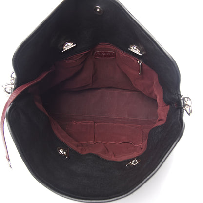 Chanel Caviar Quilted French Riviera Shouler Bag Black 6 of 15