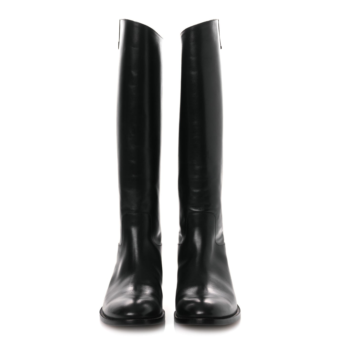 Calfskin LV Amiral High Boot 39.5 Black