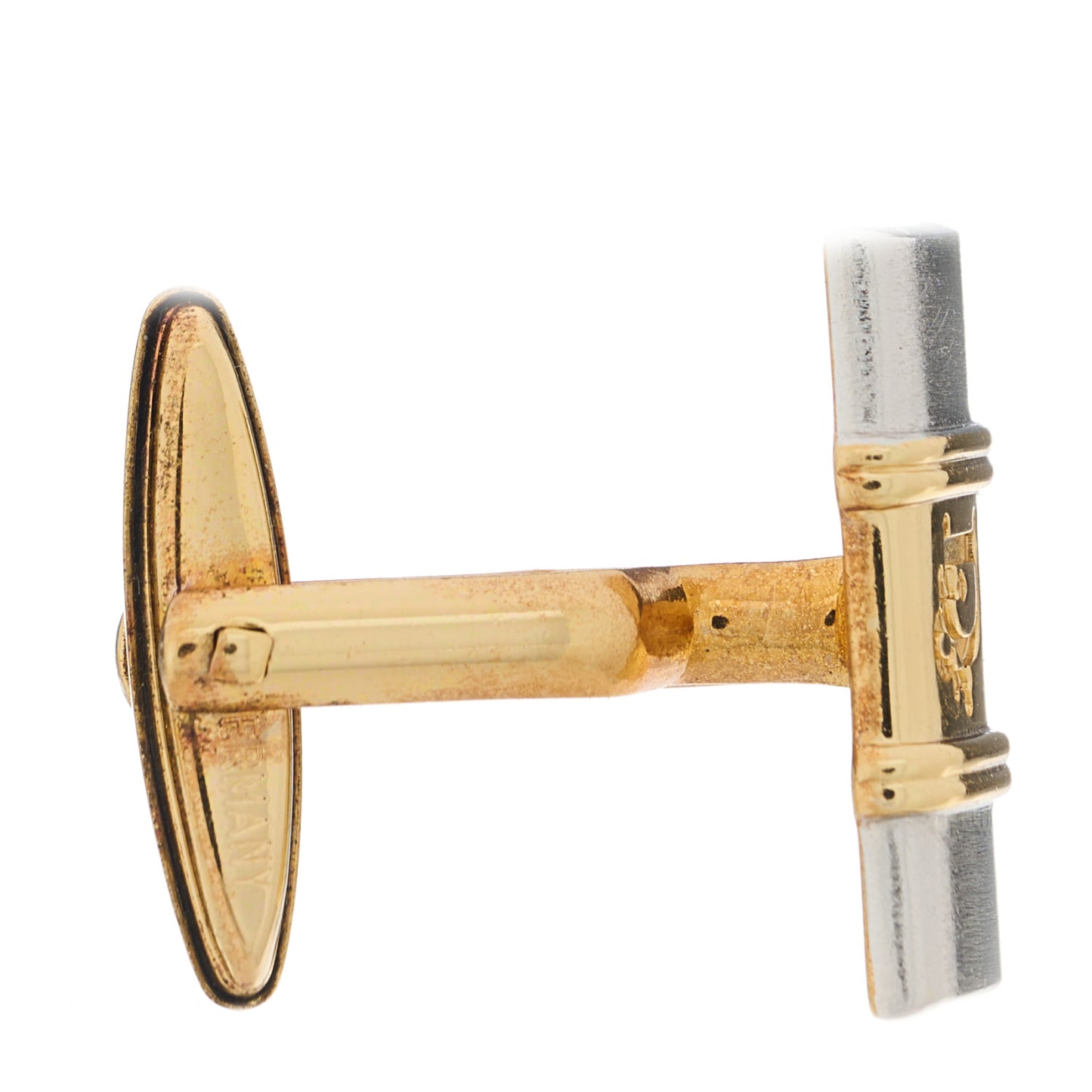 Homme Logo Cufflinks Gold Silver