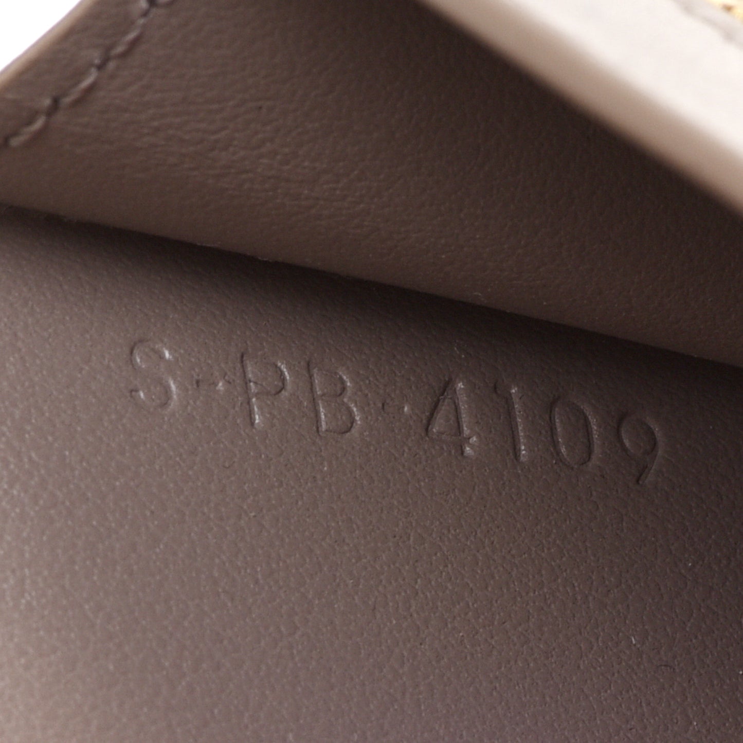 Grained Calfskin Medium Multifunction Strap Wallet Pebble