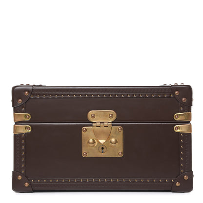 Louis Vuitton Calfskin Jewelry Trunk Brown 1 of 12