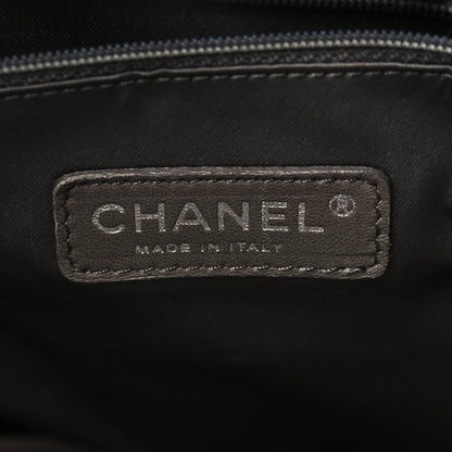Chanel Crinkled Coated Canvas Le Marais Large Tote Black 6 of 10
