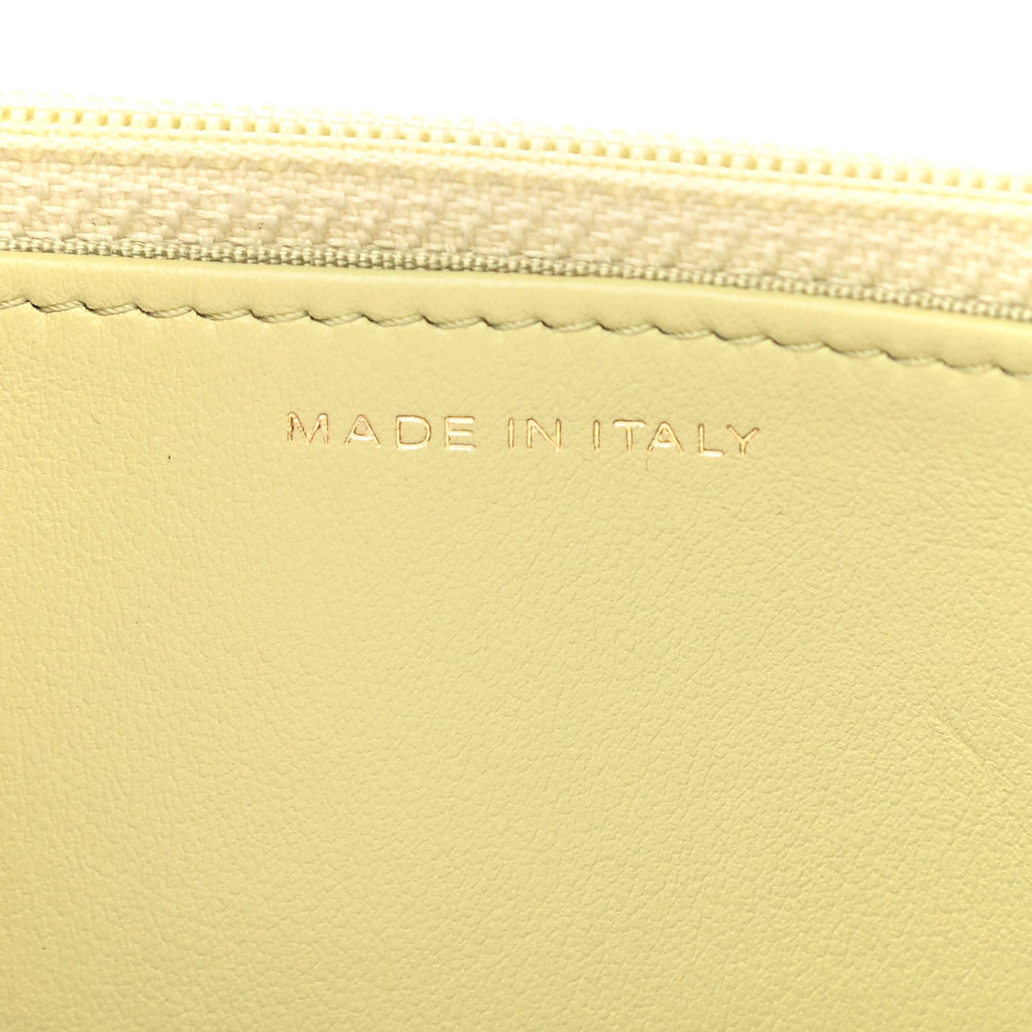 Caviar Quilted French New Wave Chain CC Wallet On Chain WOC Light Green