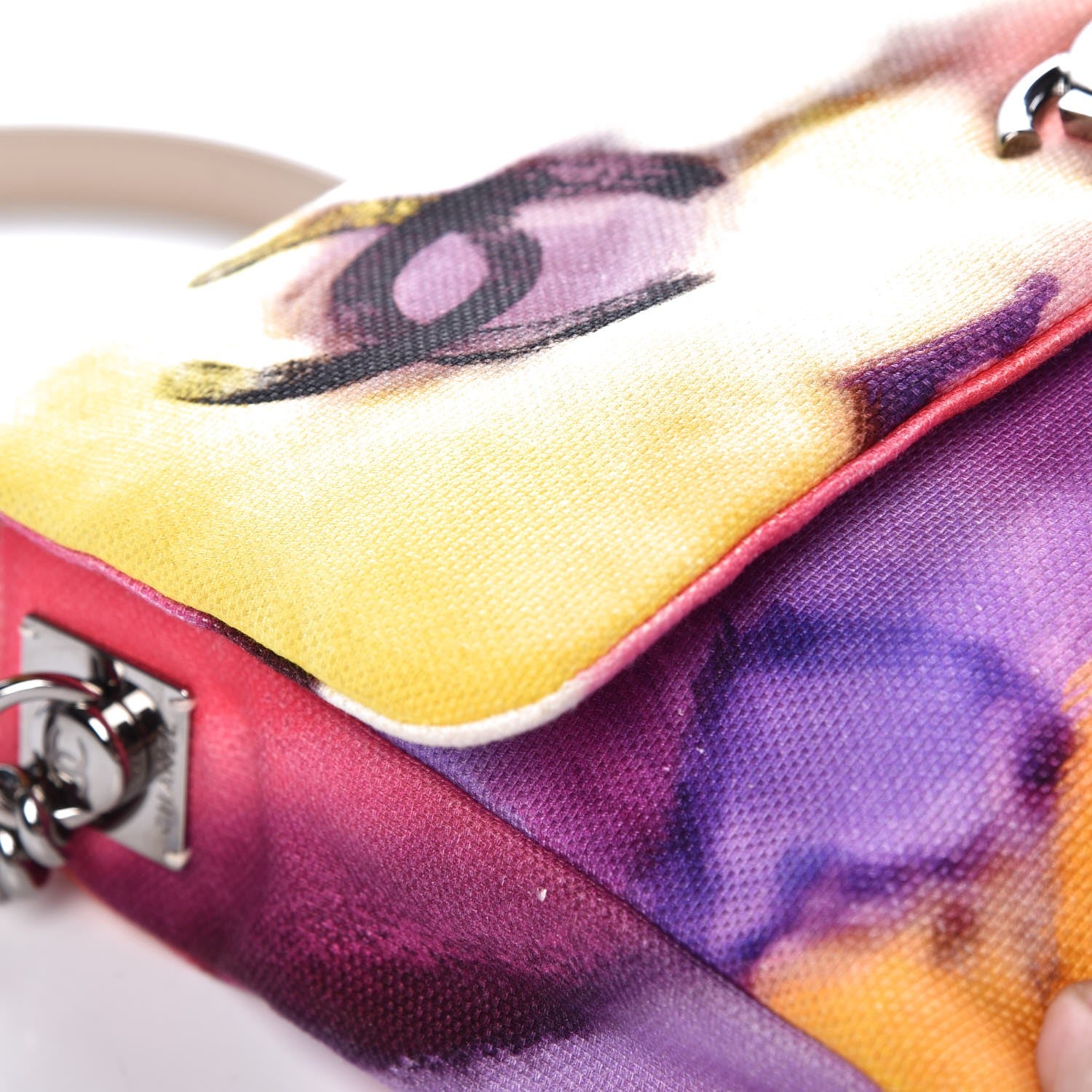 Chanel Printed Canvas Flower Power Messenger Flap 13 of 14
