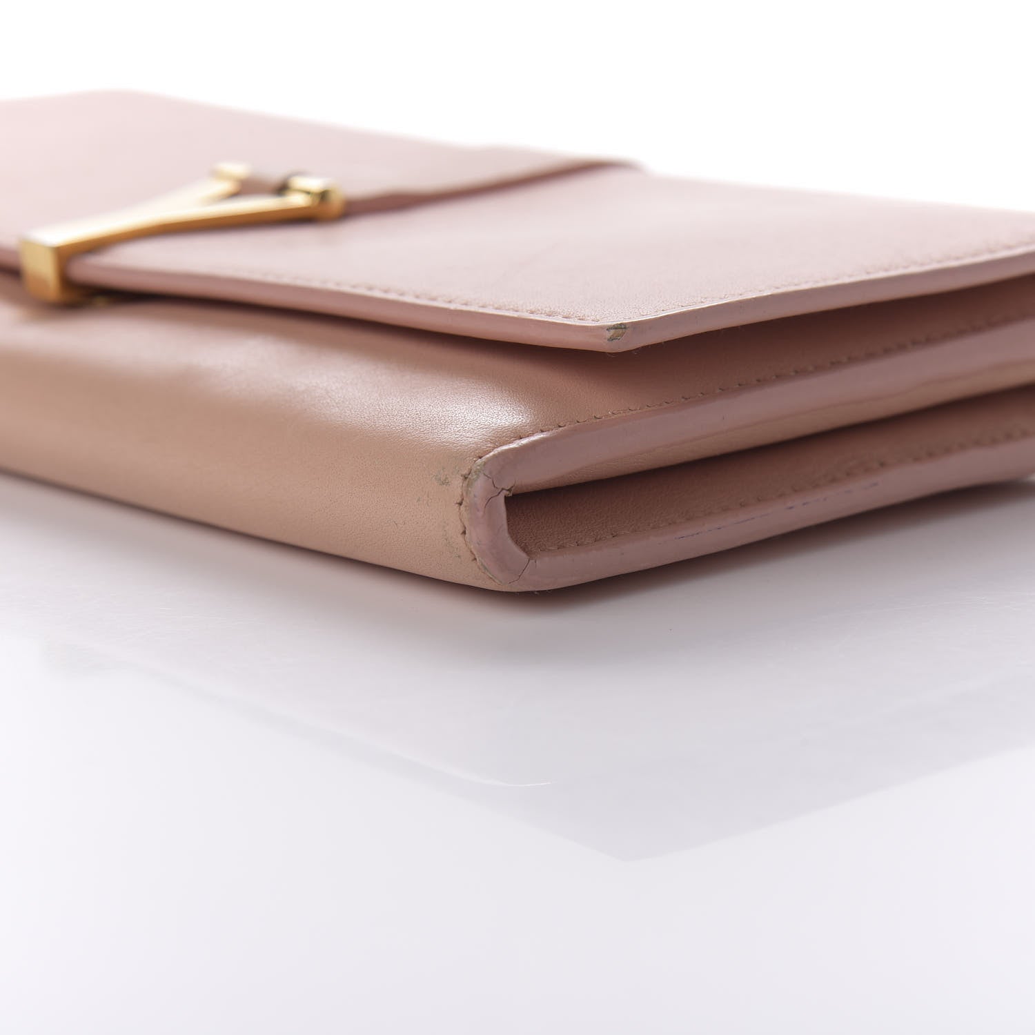 Saint Laurent Calfskin Classic Y Ligne Wallet Blush 9 of 9