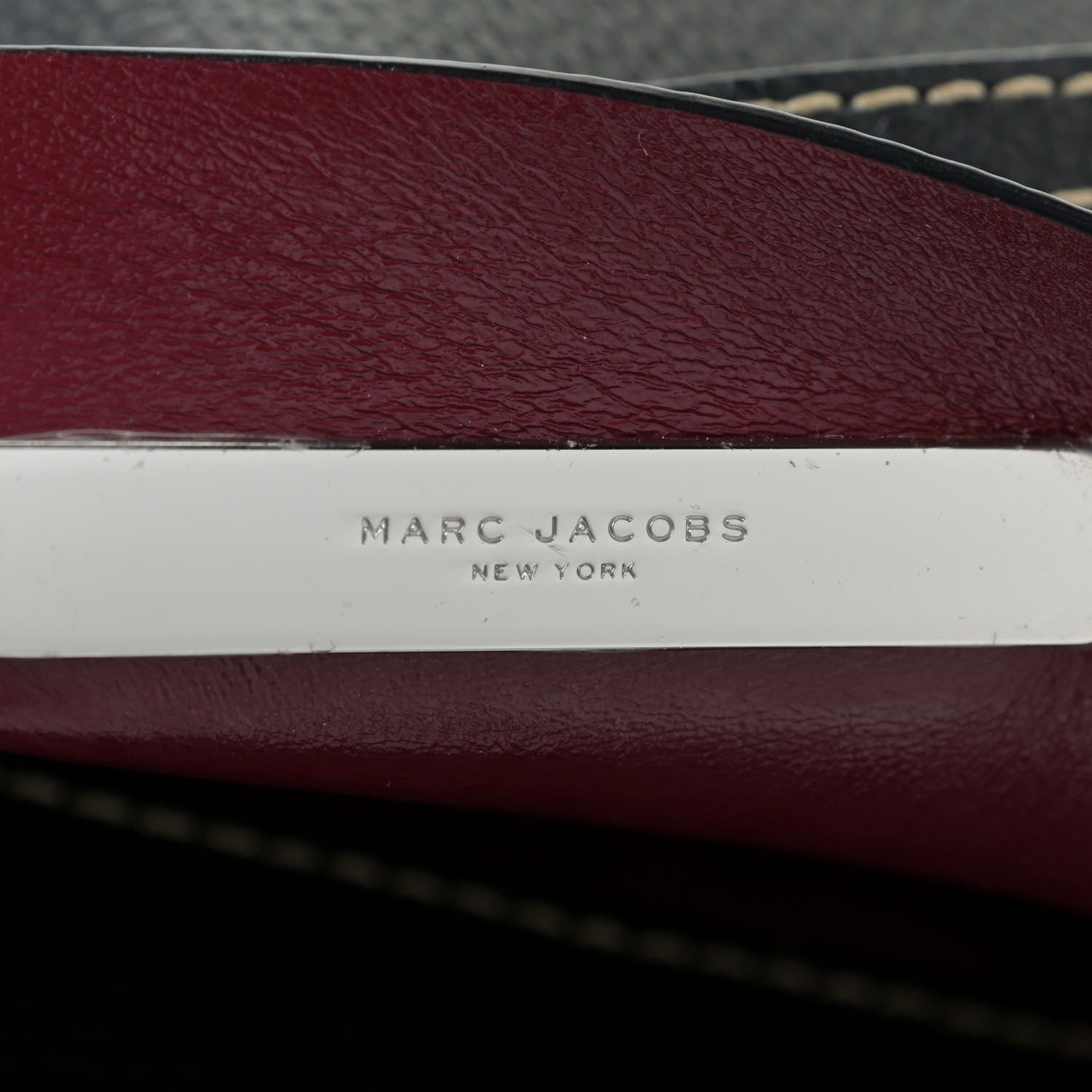 Marc Jacobs Grained Calfskin Grind Shopper Tote Black 11 of 16