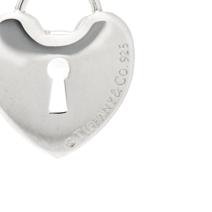 Tiffany Sterling Silver Heart Lock Charm 3 of 5