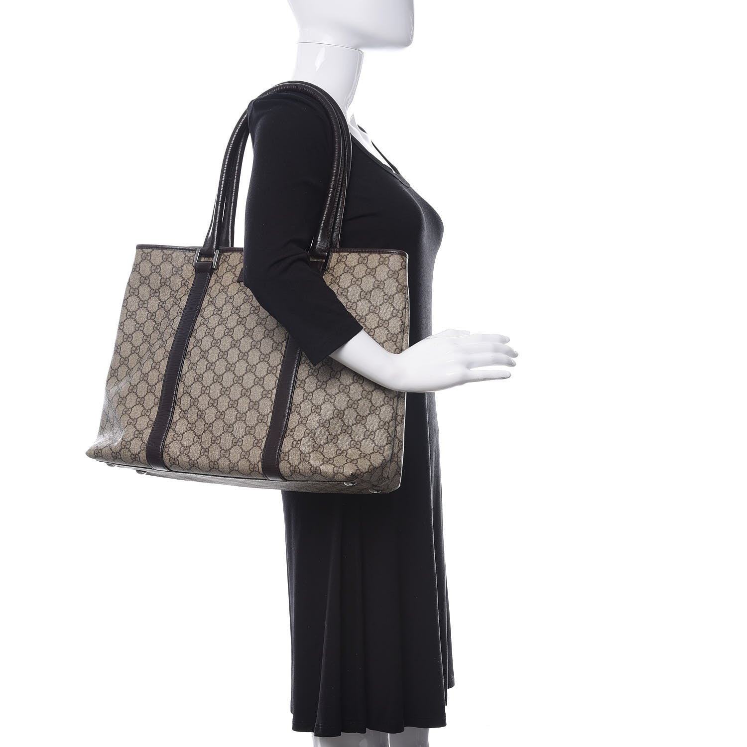 Gucci GG Plus Monogram Medium Joy Tote Brown 2 of 10