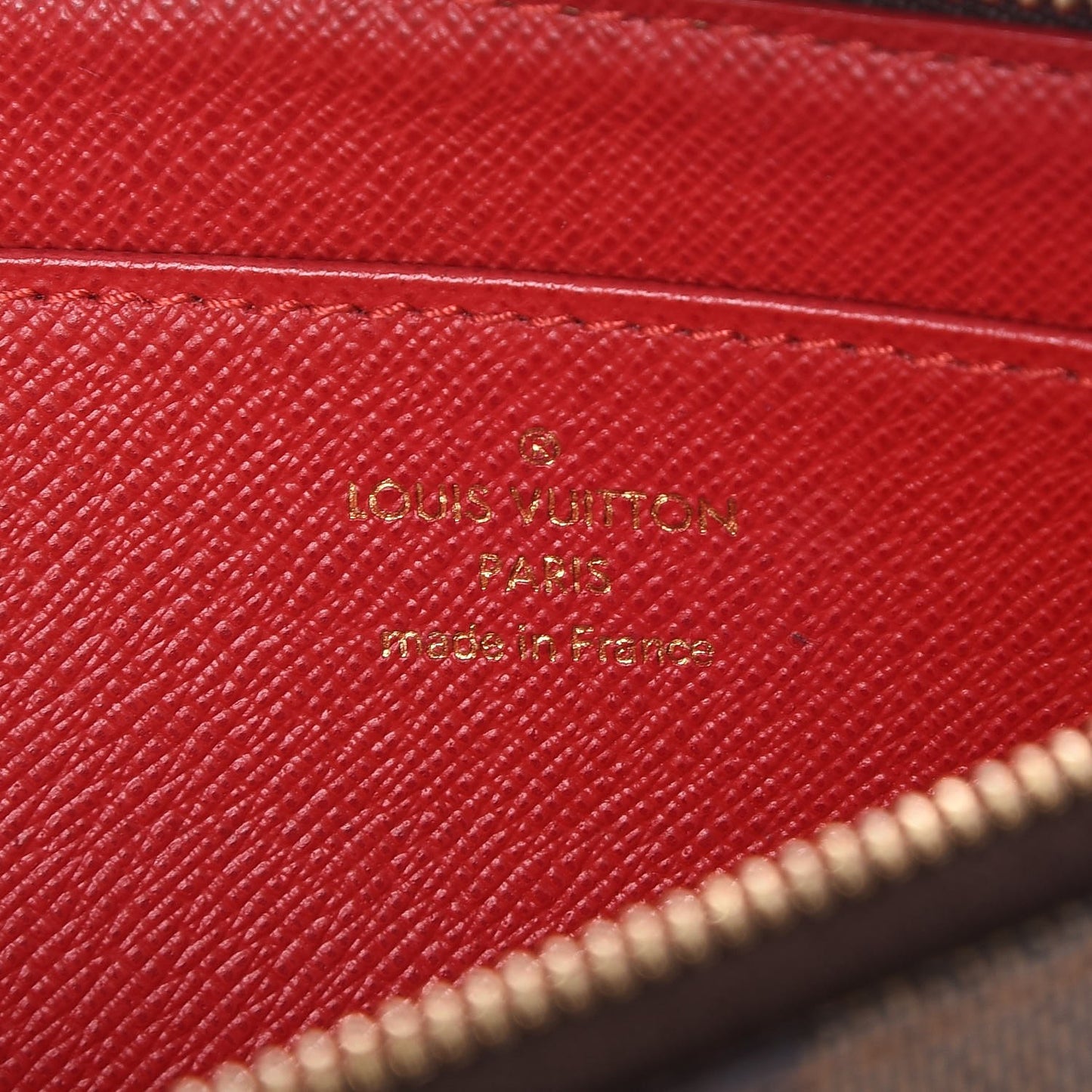 Damier Ebene Complice Trunks and Bags Wallet Red